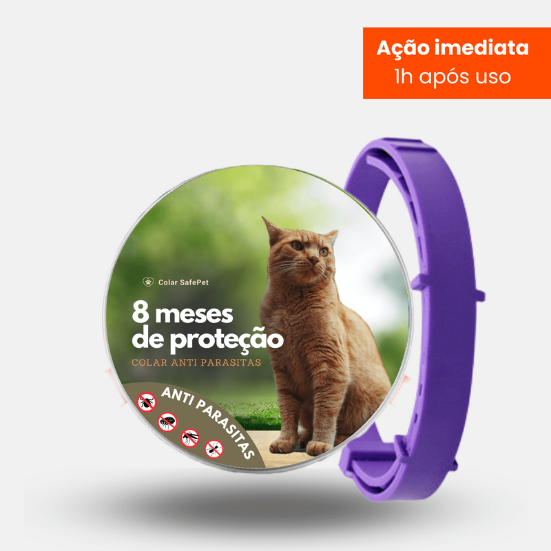 SafePet - Colar Anti Pulgas e Carrapatos